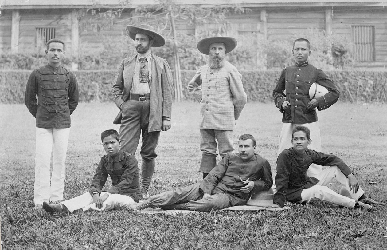 La missione Pavie, Alto Mekong, Indocina 1890 da French Photographer