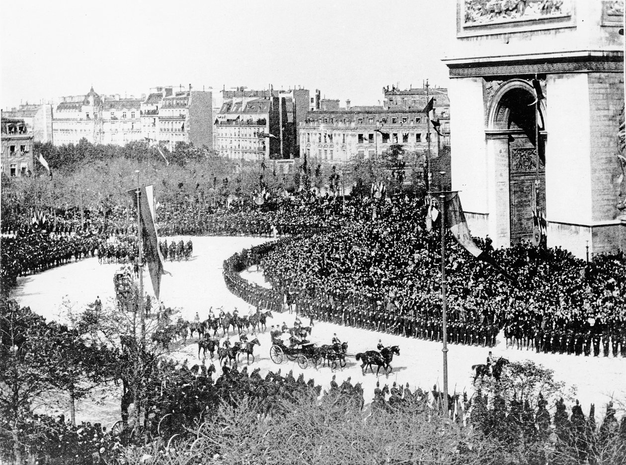 Visita dello Zar Nicola II a Parigi, 1896 da French Photographer