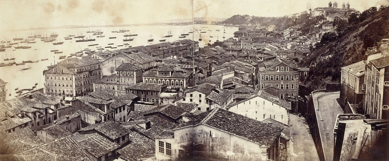 Veduta di Bahia, c. 1864-8 da French Photographer
