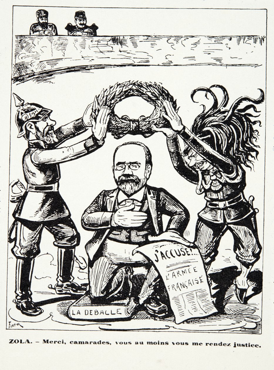 Zola - Grazie, compagni, almeno voi mi rendete giustizia, da Histoire de la Troisieme Republique, Vol. I, l
