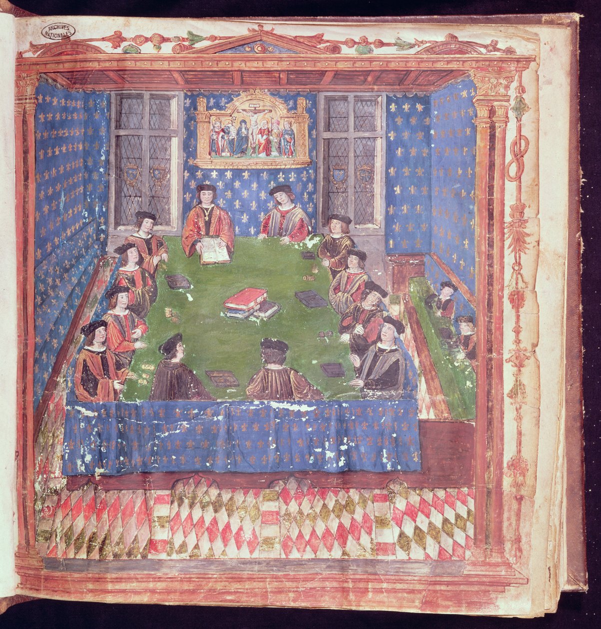 Un incontro alla Chambre des Comptes, dal Livre Ferre da French School