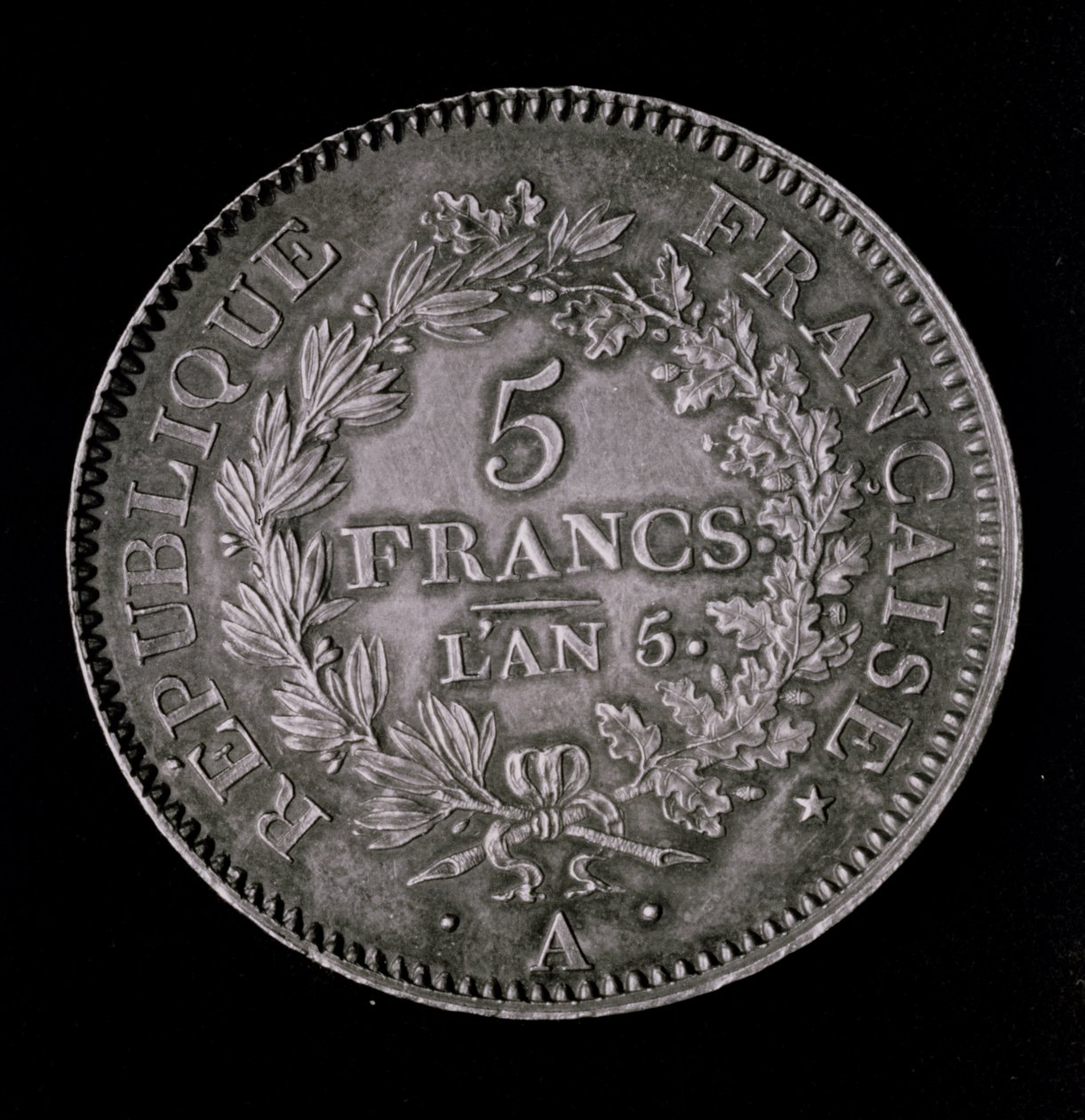 Una libbra di venti sols, equivalente al primo franco della Prima Repubblica (dritto) da French School