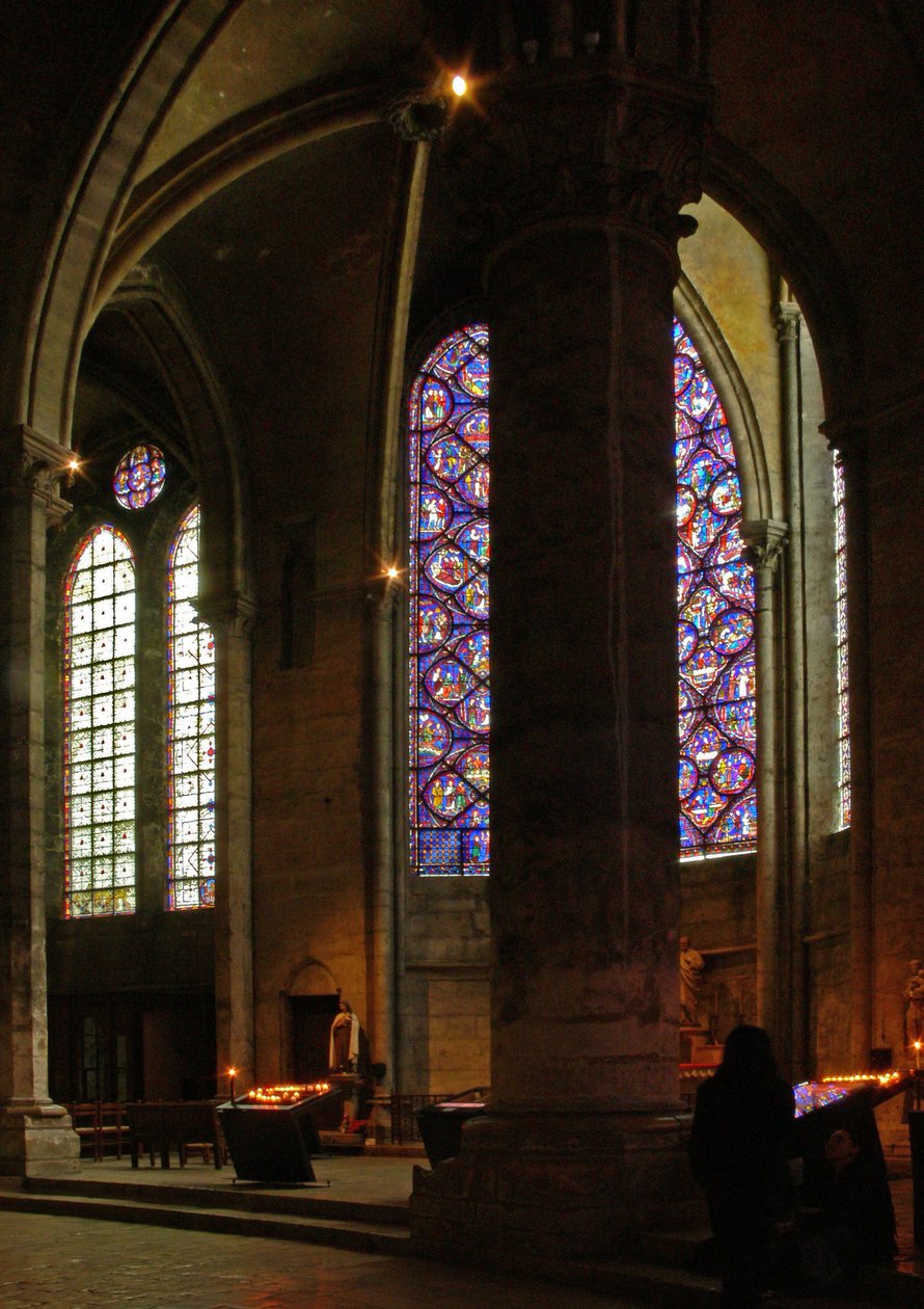 Veduta del corridoio nord del coro da French School