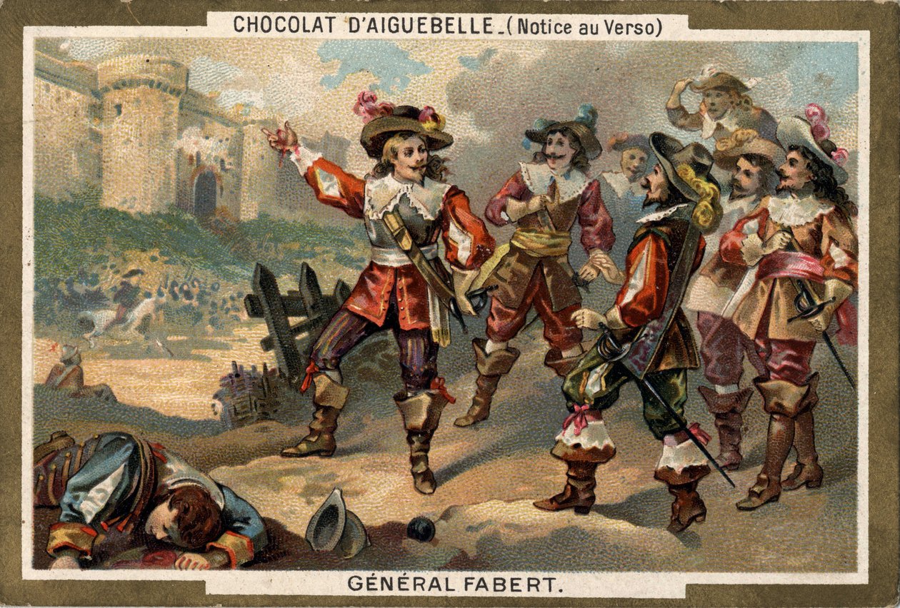 Abraham de Fabert (1599-1662), Maresciallo di Francia, durante l