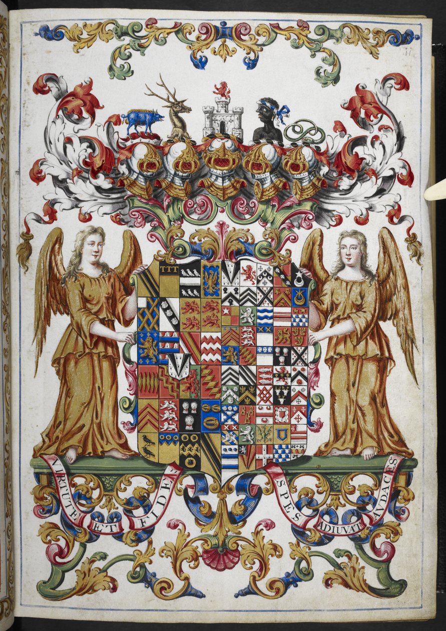 Stemma dal Libro delle Ore (Le Ore di Bedford) c.1410-30 da French School