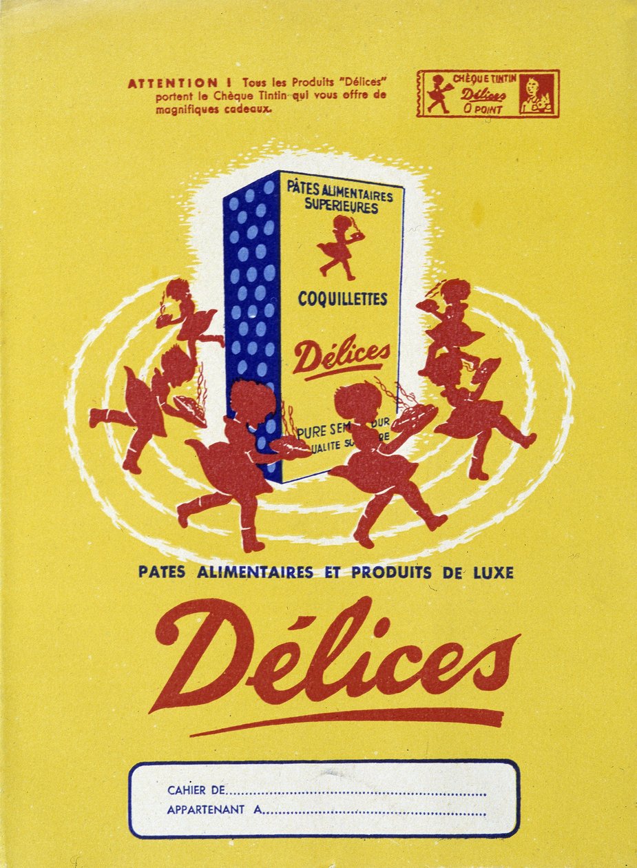 Pubblicità per pasta alimentare "Delices" da French School