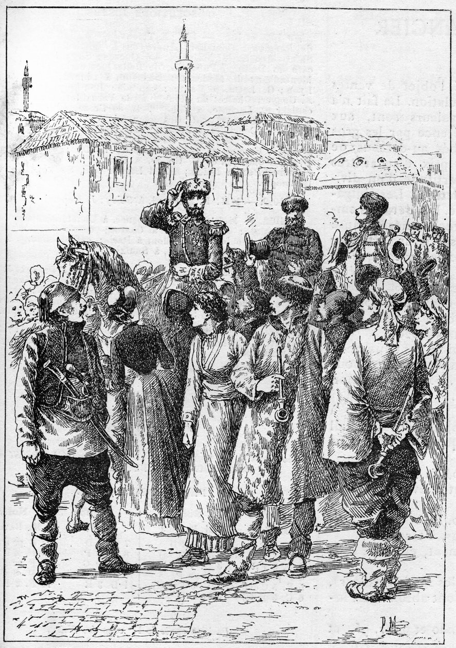 Alessandro di Battenberg - Alessandro I di Bulgaria o Alessandro di Battenberg (1857-1893) arriva a Filippopoli per proclamare l