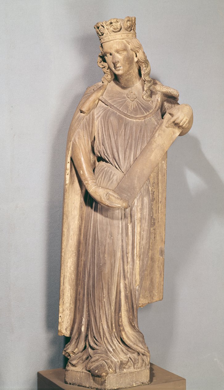Figura allegorica della Piccola Chiesa, dalla Cattedrale di Strasburgo da French School