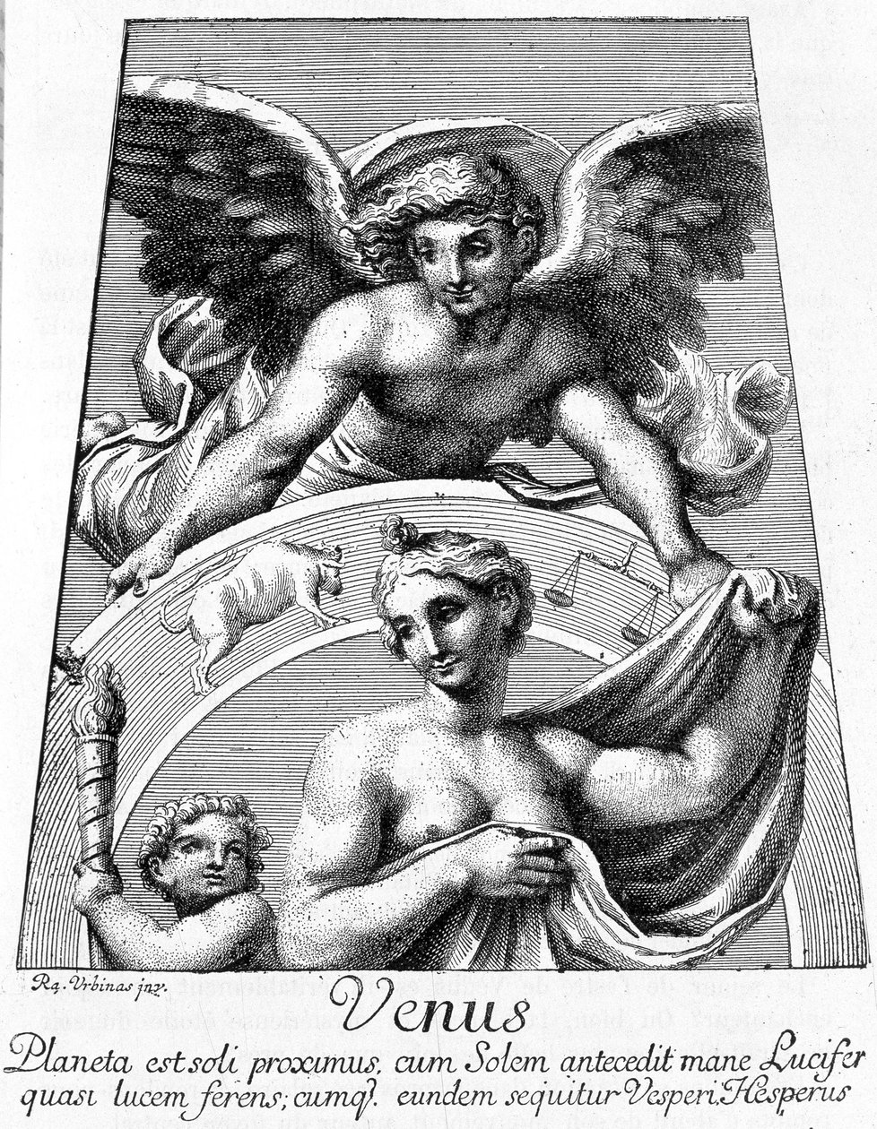 Allegoria del pianeta Venere da French School