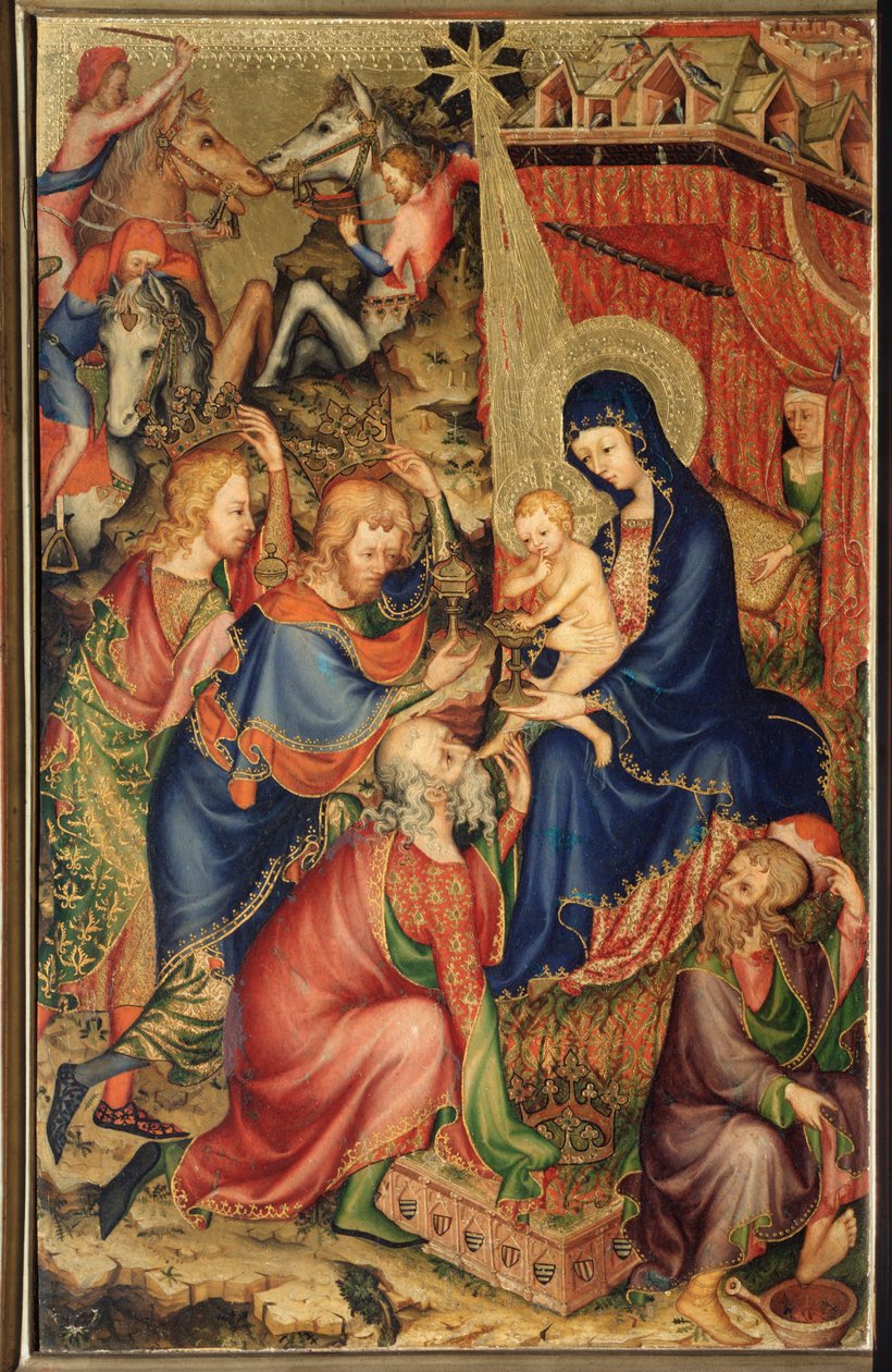 Altarolo del Bargello: adorazione dei Magi da French School