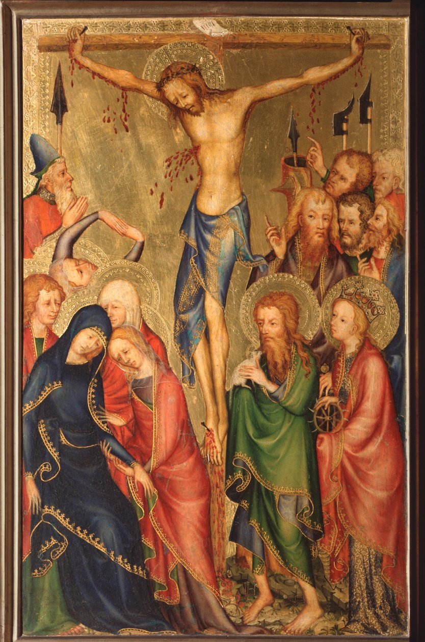 Altarolo del Bargello: crocifissione da French School