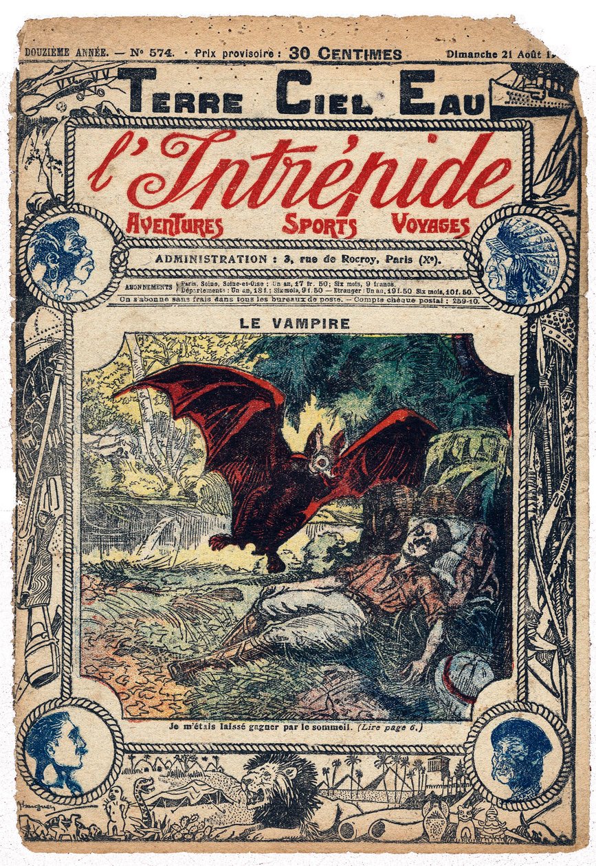 Andre Rochet morso da un pipistrello vampiro in Perù da French School