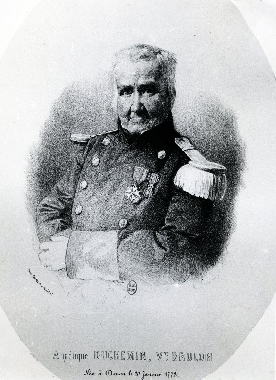 Angelique Duchemin, stampa realizzata da R. Bertants, c.1848 da French School