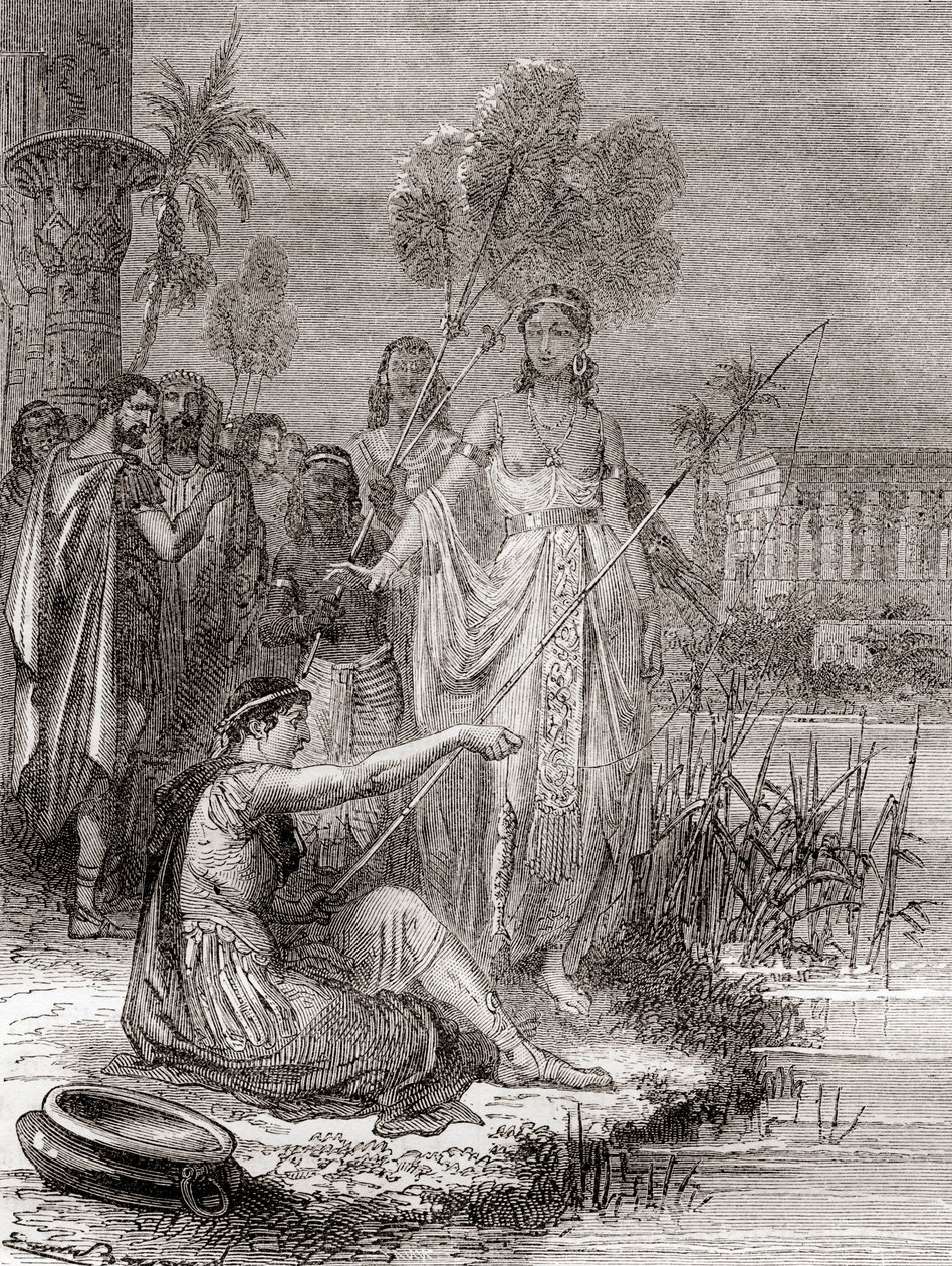 Antonio e Cleopatra che pescano con una flottiglia di imbarcazioni più piccole sul Nilo, da 