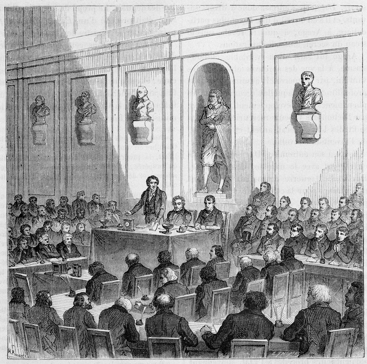Arago annuncia la scoperta di Daguerre, nella sessione pubblica dell