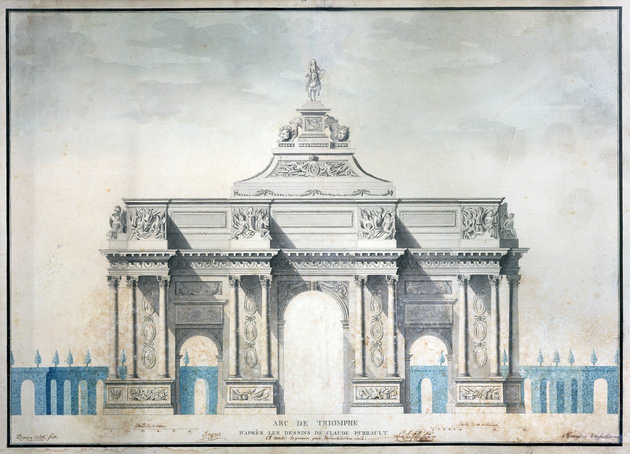 Arco di Trionfo, c.1810 da French School