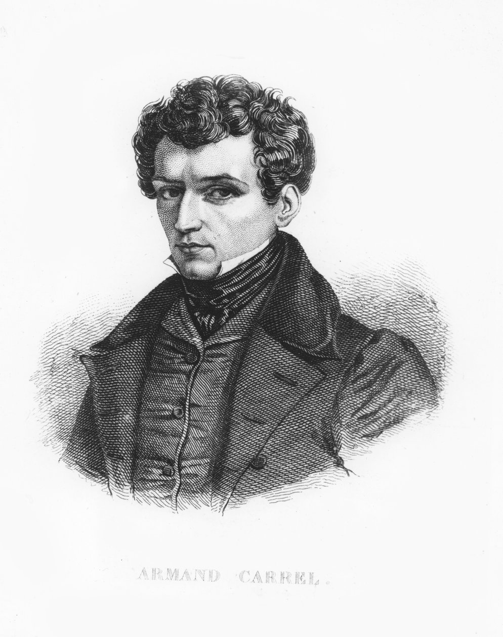 Armand Carrel (incisione) da French School