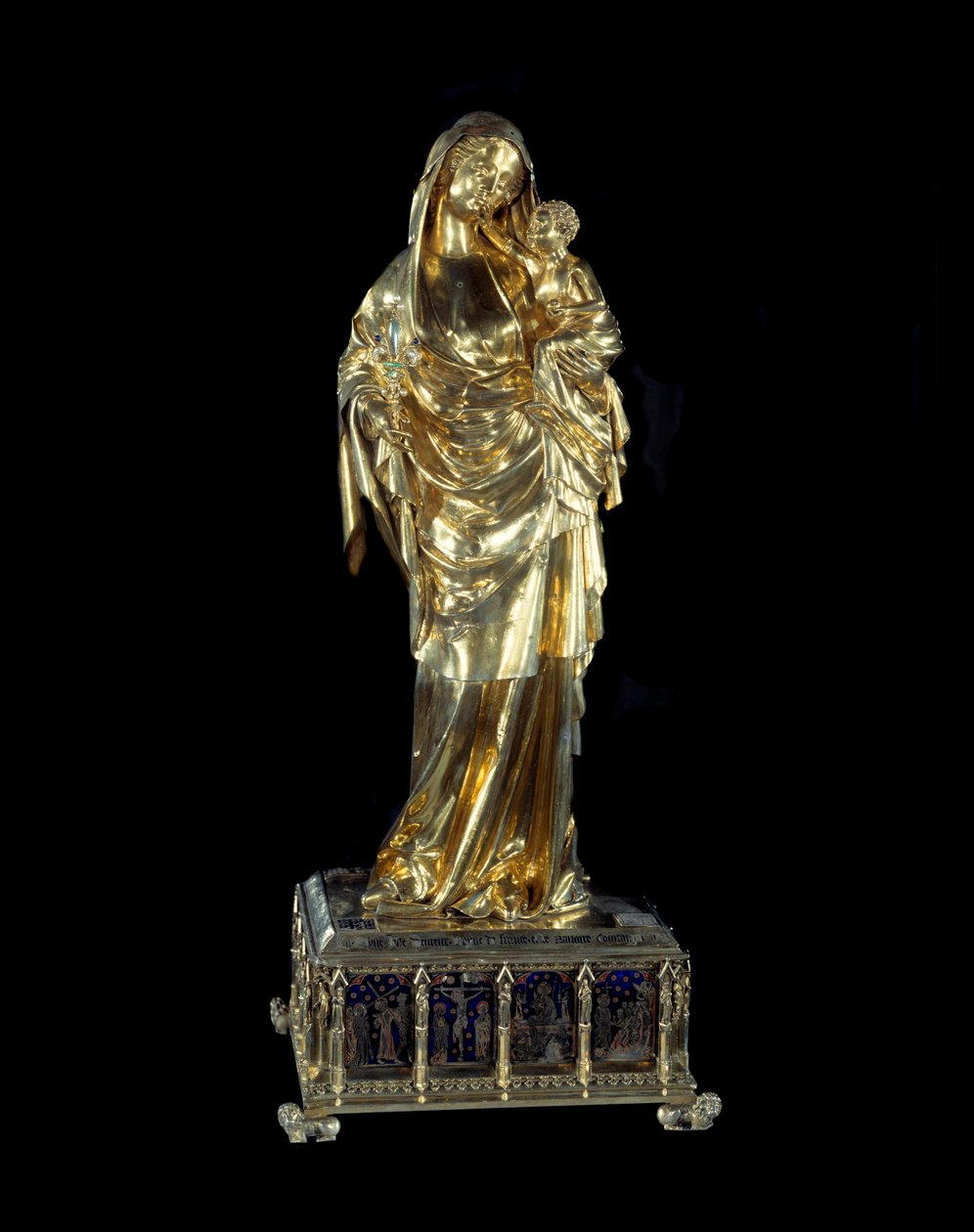 Arte Francese: Vergine e Bambino di Jeanne d