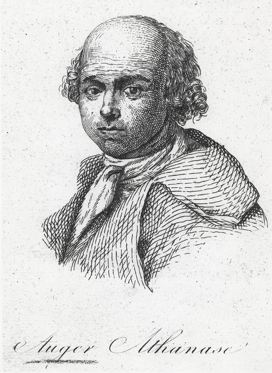 Athanase Auger (incisione) da French School