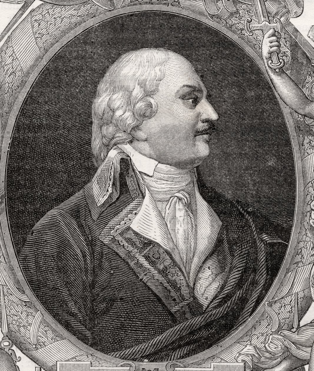 Auguste-Henri-Marie-Picot, Marchese di Dampierre, inciso da Stephane Pannemaker (1847-1930) da 