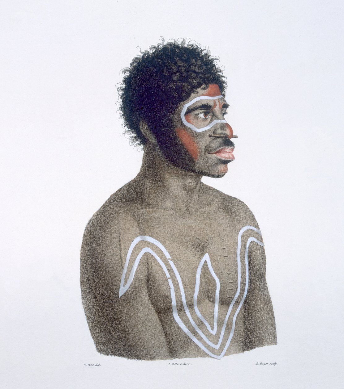 Aborigeno australiano, 1812 da French School