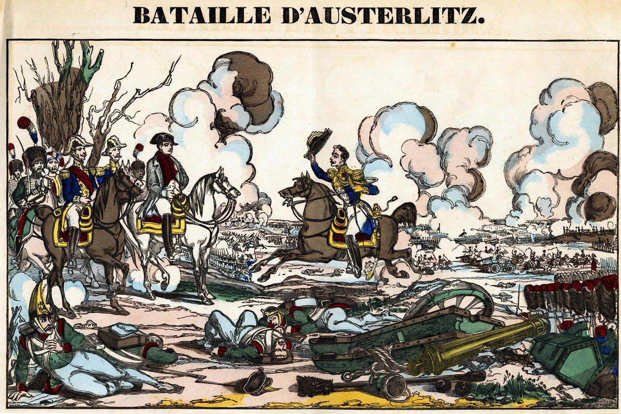 Battaglia di Austerlitz il 2 dicembre da French School