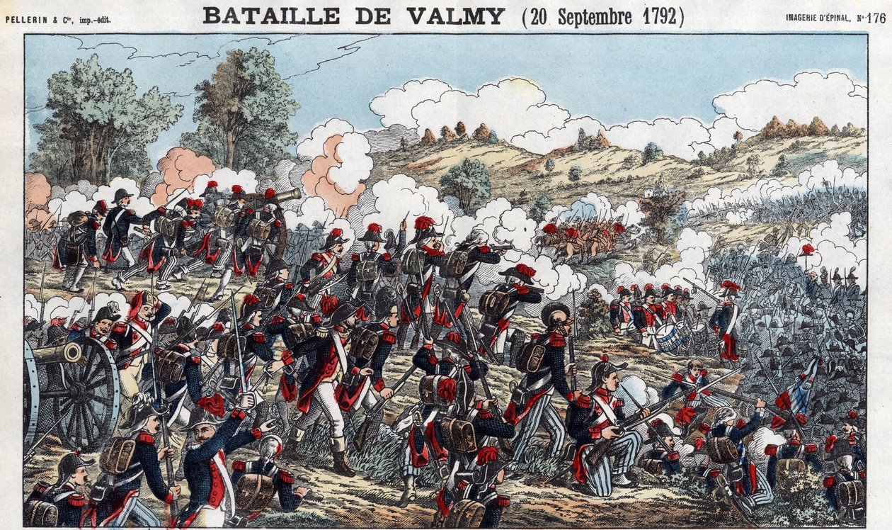 Battaglia di Valmy del 20 settembre da French School