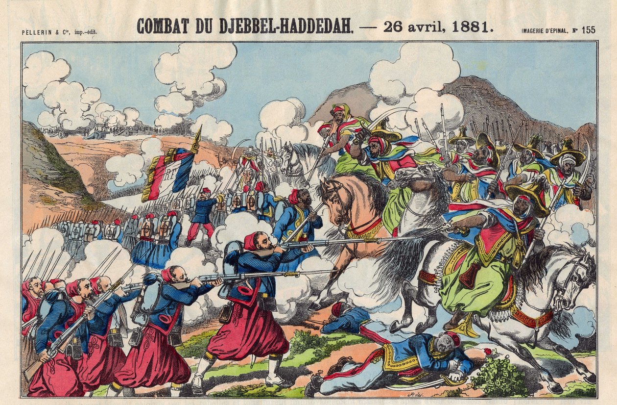 Battaglia del Djebbel Haddedah, 26 aprile da French School