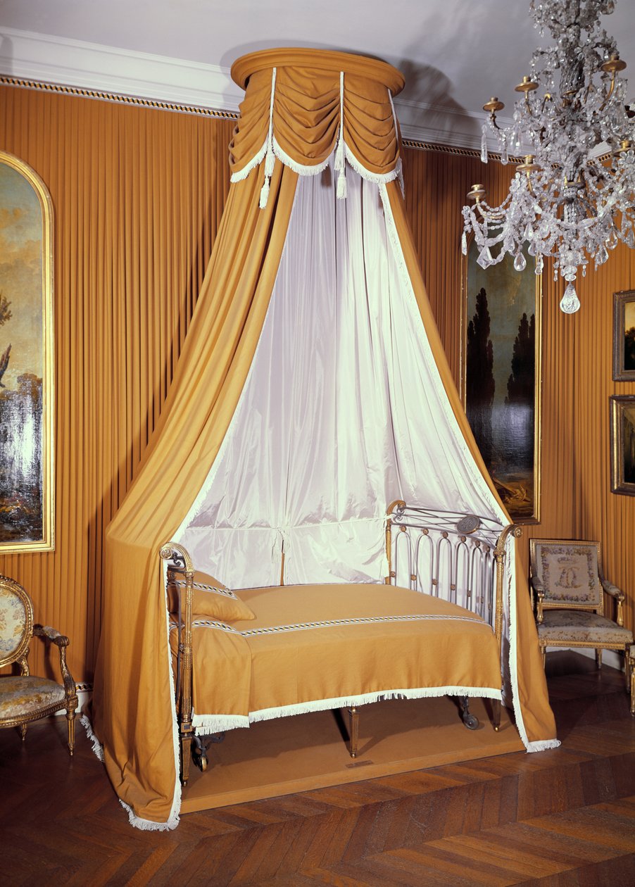 Letto con baldacchino, c.1790-91 da French School