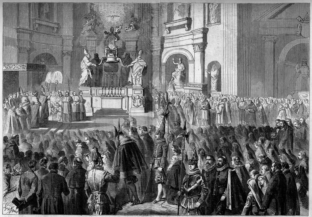 Benedizione di Papa Pio IX (1792-1878) dell