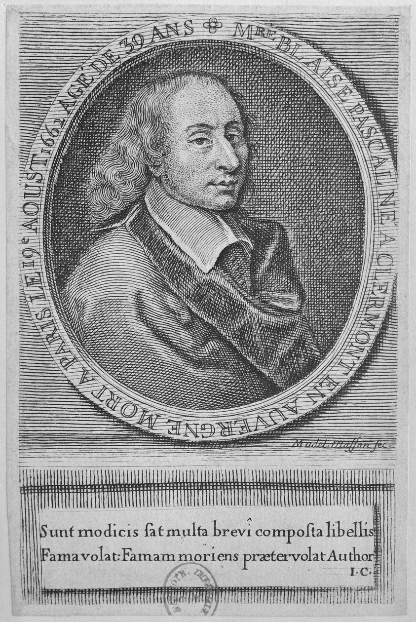 Blaise Pascal (1623-62) da French School