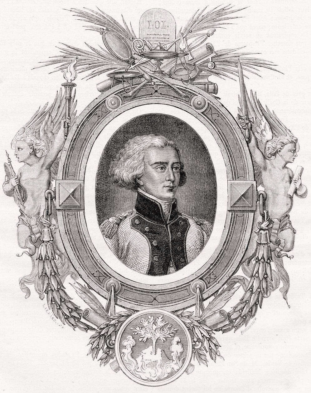 Bon-Adrien Jeannot de Moncey, Duca di Conegliano, inciso da Pannemaker-Ligny dopo Linard, da 