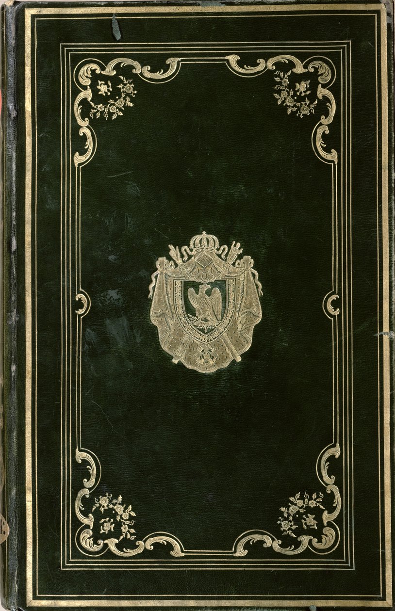 Rilegatura con lo stemma di Napoleone Bonaparte (1769-1821) da French School