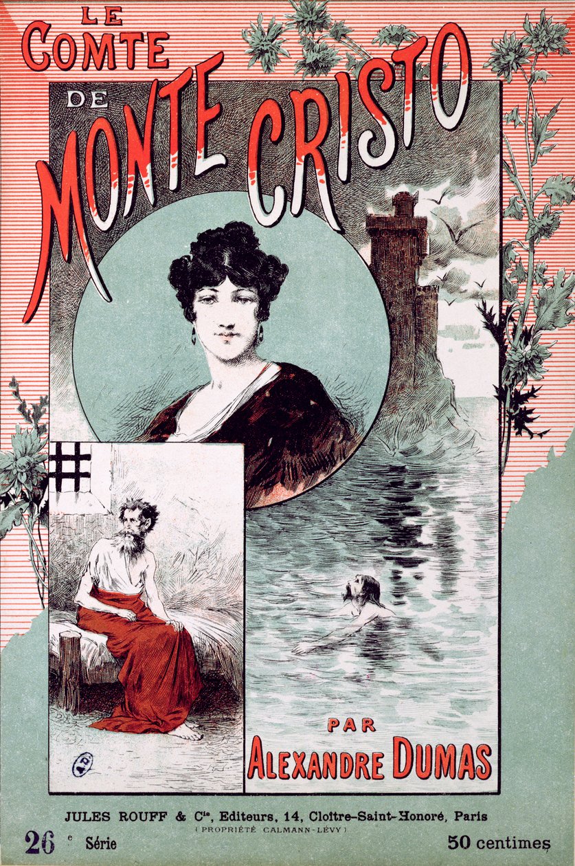 Copertina del libro Le Comte de Monte Cristo di Alexandre Dumas Padre (1802-70) da French School