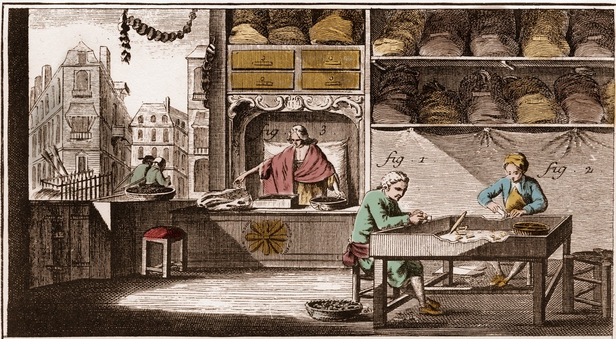 Bouchonnier, fabbricazione di tappi di sughero - 