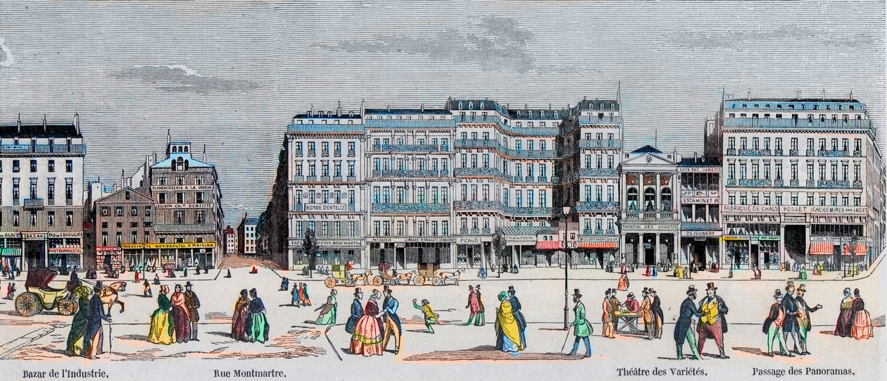 Boulevard Poissonniere e Boulevard Montmartre - bazar dell