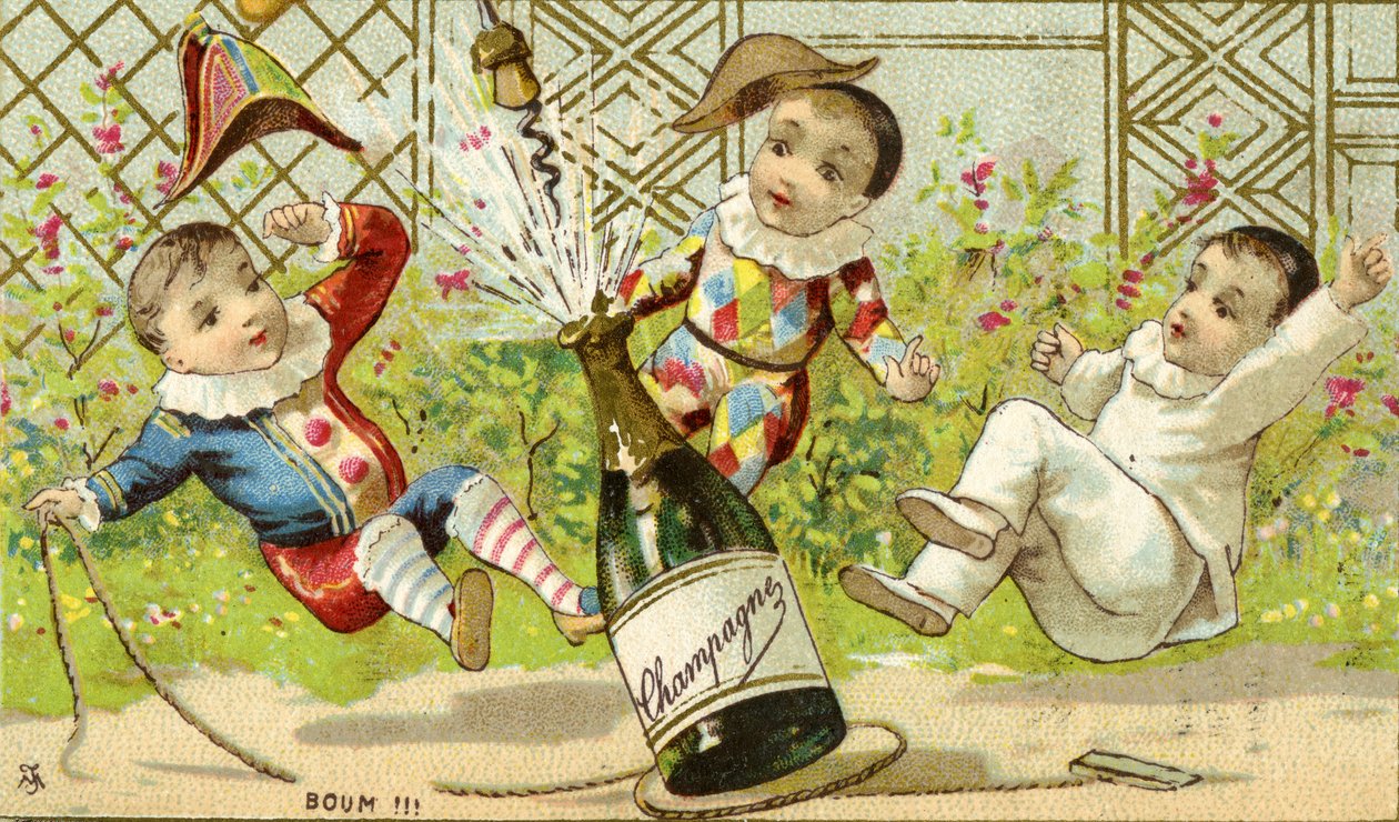 Boum!!! Champagne!, c.1895 da French School