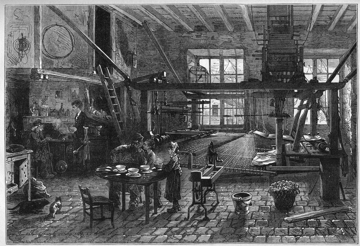 Officina di Canut. Interno di un