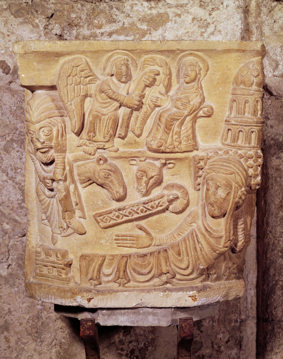 Capitello che mostra l