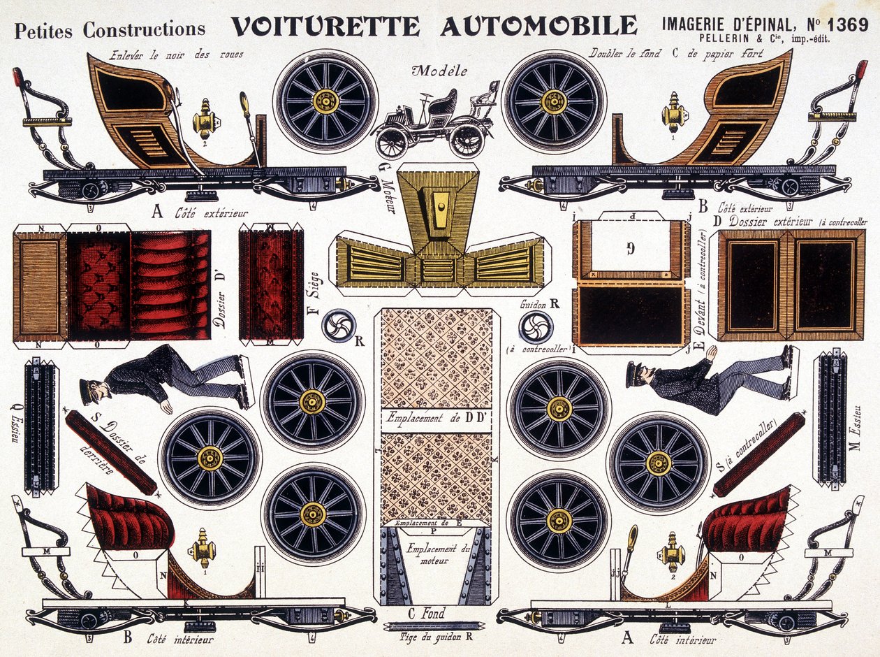 Carro: Petites Constructions. XIX secolo. da French School