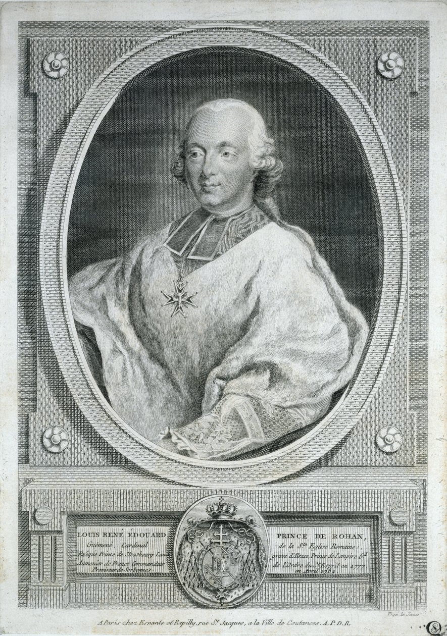 Cardinale de Rohan (1734-1803) da French School