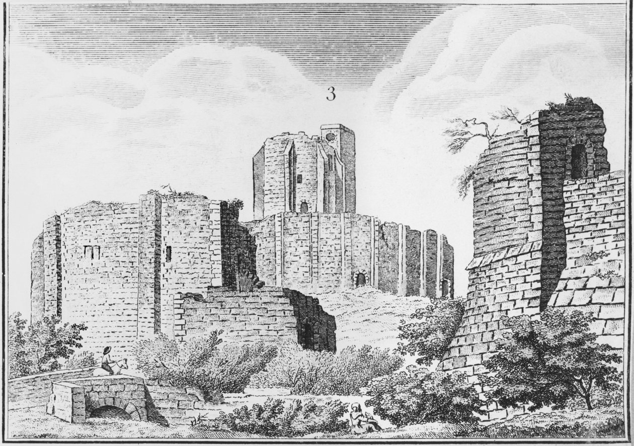 Castello di Gisors, Normandia, inizio XIX secolo da French School