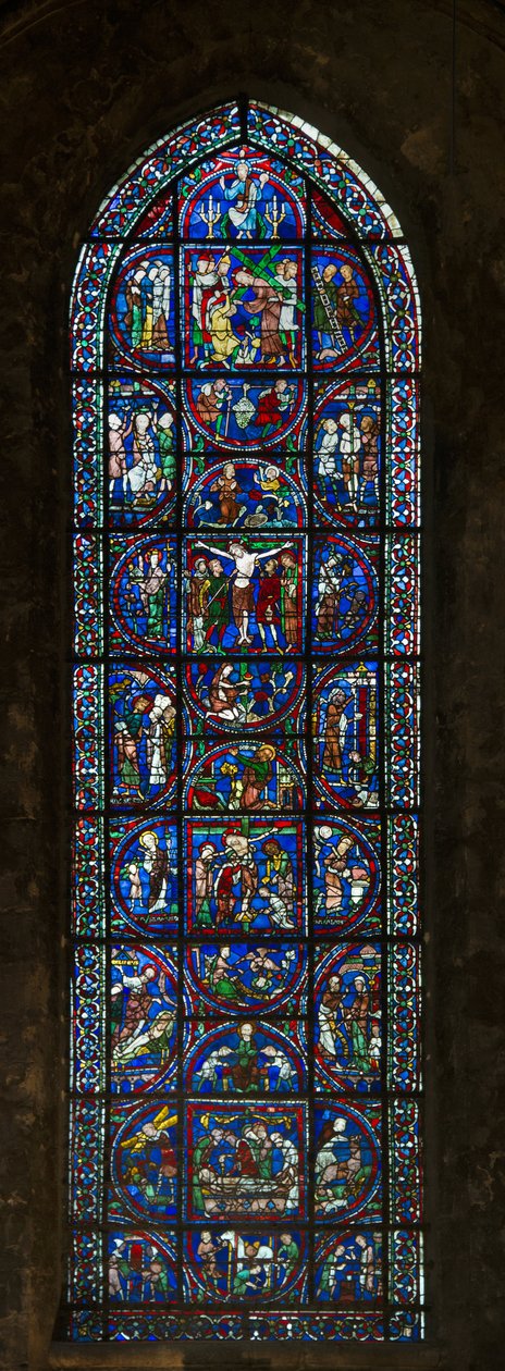 Cattedrale di Chartres, vetrata: tipologia passione da French School