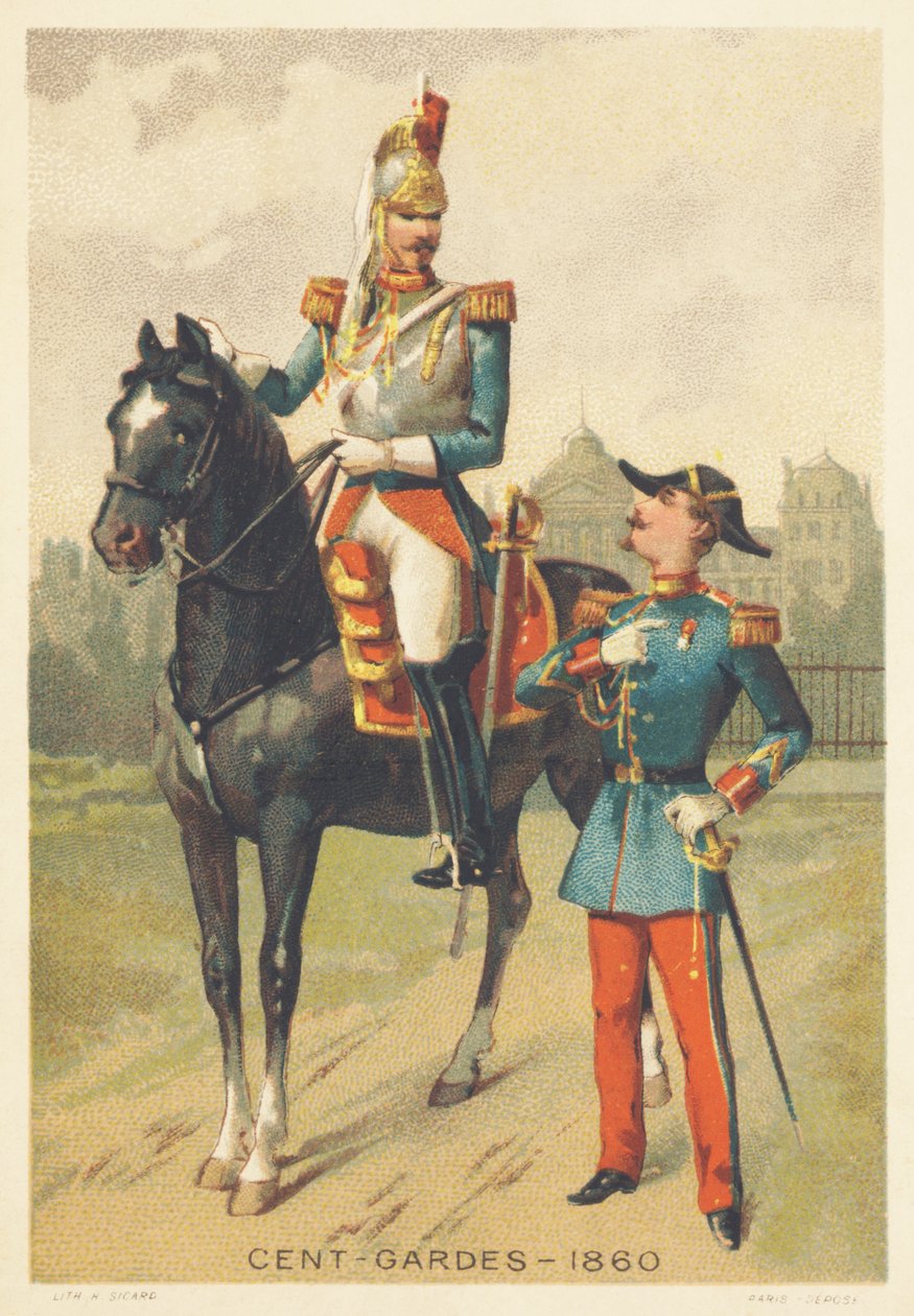 Centengudes nel 1860 (Carica del Corpo di Cavalleria d