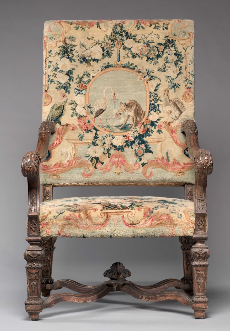 Sedia, fabbricante Savonnerie Factory, prima del 1717 da French School
