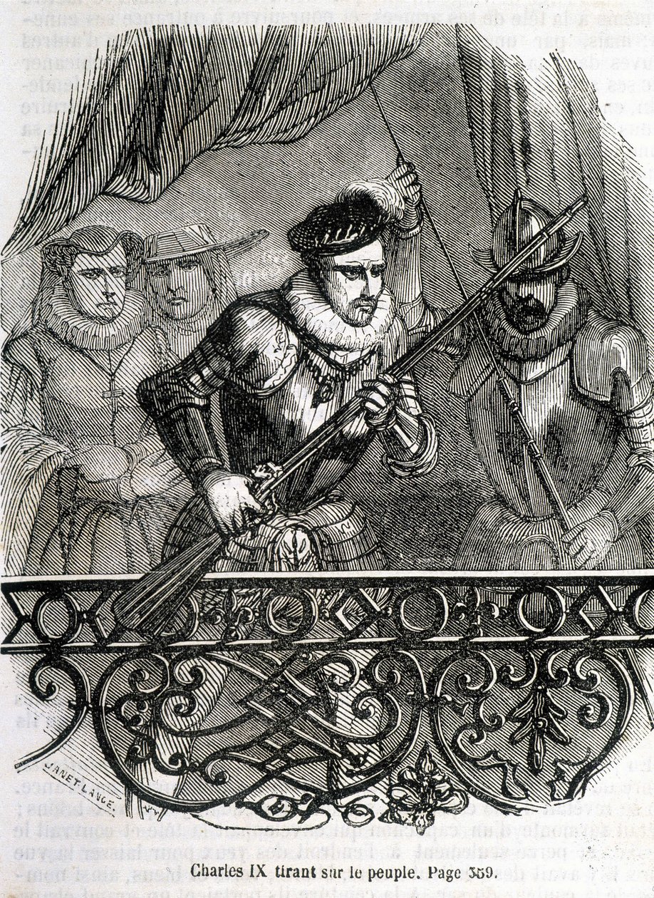 Carlo IX che spara sulla gente - in 