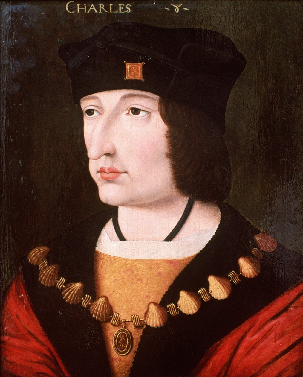 Carlo VIII di Francia da French School