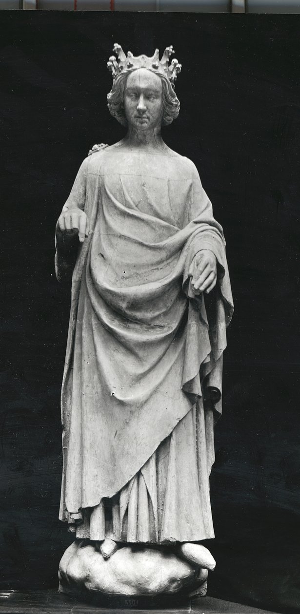 Carlo VI, re di Francia, dal Palazzo di Giustizia di Poitiers, originale fine XIV secolo (calco in gesso) da French School