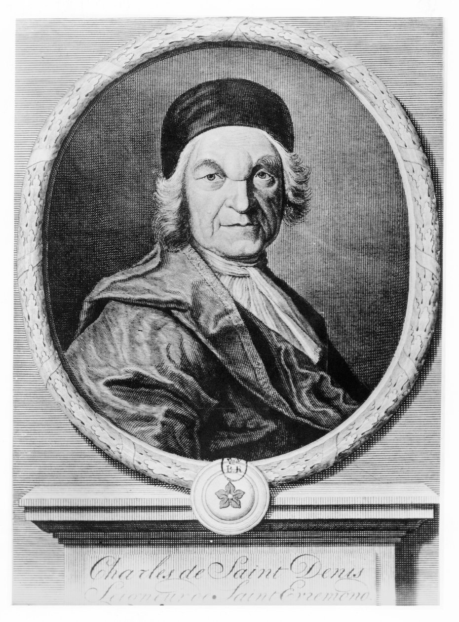 Charles de Saint-Évremond (incisione) da French School