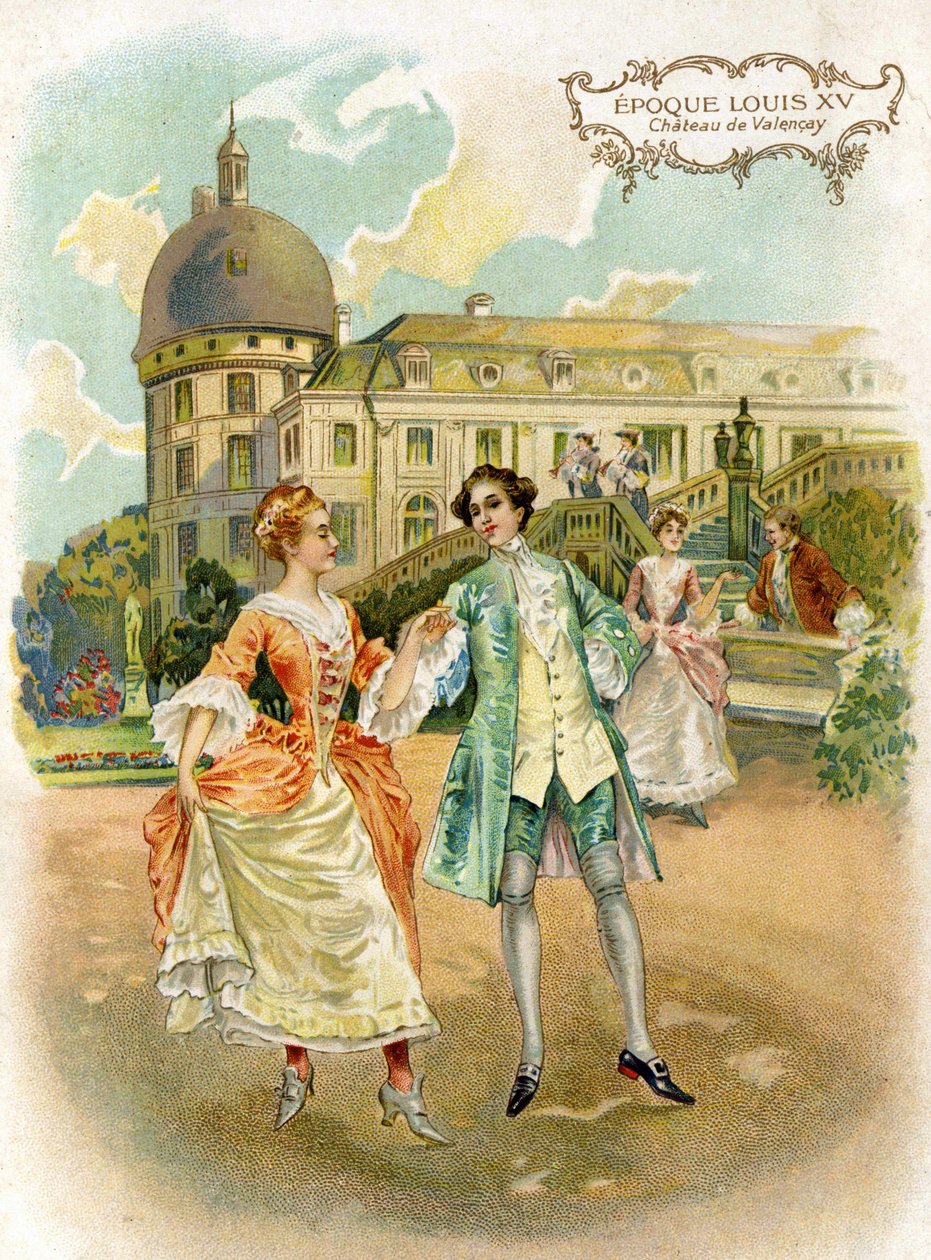 Castello di Valençay (Indre) al tempo di Luigi XV da French School